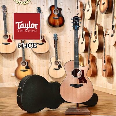 小叮噹的店 - Taylor 514ce 美廠 41吋 電木吉他 美西側柏 全單板 ES-2拾音器