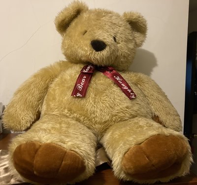 高級燙金領帶泰迪熊大玩偶泰迪熊娃娃 泰迪熊玩偶~高90公分~泰迪熊娃娃 泰迪熊玩偶