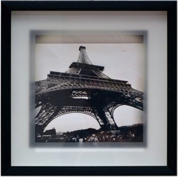 浮雕卡紙畫 巴黎鐵塔 現代藝術畫 創意畫 掛畫 客製畫 訂製畫 客廳裝飾畫 抽像畫 無框畫 昌侑藝術