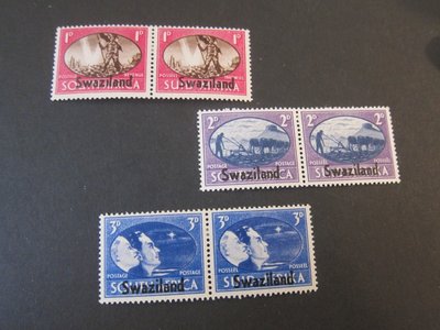 【雲品1】斯威士蘭Swaziland 1945 Sc 38-40 set MH 庫號#B536 89248