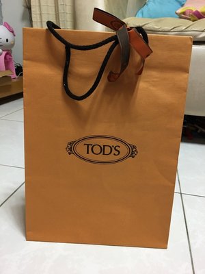 TOD'S 直式 紙袋/提袋 26x36x12cm  免運費
