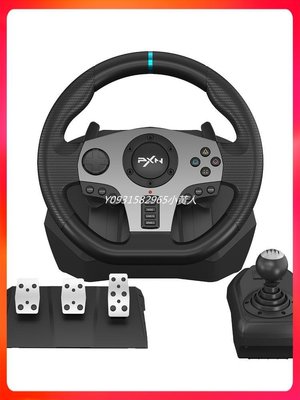【熱賣精選】萊仕達900度賽車學車游戲方向盤PC電腦模擬V9駕駛switch汽車模擬器歐洲卡車2 Xbox地平線遊戲支架