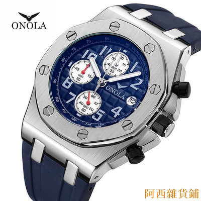 阿西雜貨鋪【】ONOLA 6805 新款 時尚 休閒 經典 運動 防水 男士手錶〔免費原裝禮盒〕