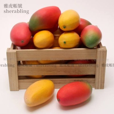 (MOLD-A_087)仿真水果假水果蔬菜泡沫模型攝影道具展示柜裝飾品 仿真芒果輕款