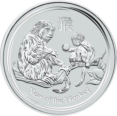 [現貨]澳洲 紀念幣 2016 1oz 猴年生肖紀念銀幣 原廠