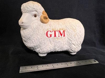 ［輝哥古早味]台灣 早期 勤益紡織 羊 GTM 瓷器 企業