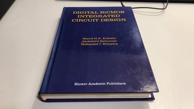 K1-1【參考書】Digital BiCMOS Integrated Circuit Design 0792392760