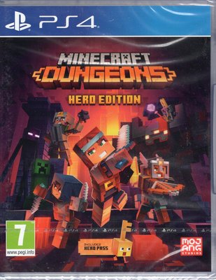 PS4遊戲 我的世界 地下城 Minecraft Dungeons 英文版 更新支援中文【板橋魔力】