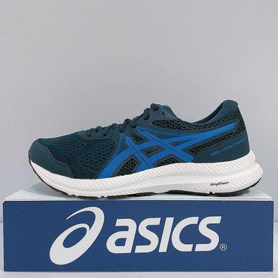 ASICS GEL-CONTEND 7 男生 藍色 舒適 透氣 緩震 慢跑鞋 1011B040-404