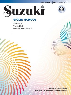 【599免運費】Suzuki Violin School Vol.2 鈴木小提琴教本【第二冊】+CD  00-49293