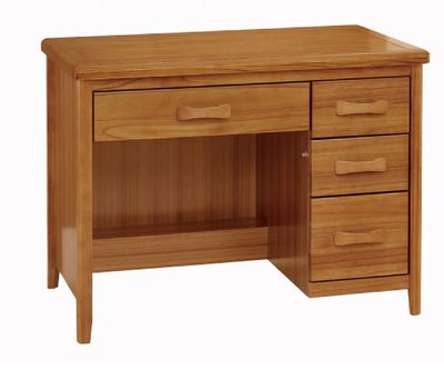 ☆[新荷傢俱] T 402 柚木3.5尺書桌 / 質感書桌 / 歐式辦公桌 / 櫃台桌