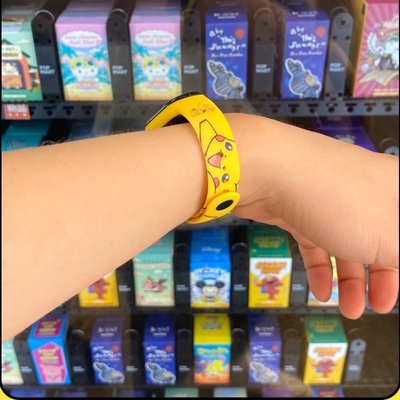 gaming微小配件-適用於小米手環 4/5/6/7系列 卡通動漫印花腕帶 NFC版 智能運動矽膠錶帶 男女通用個性潮牌-gm