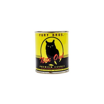 Freaky House-美國Fury Bros.機油罐造型天然有機香氛蠟燭Nite Owl夜鴞薰衣草