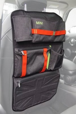 MINI Cooper 原廠 多功能 置物袋 椅背袋 收納袋 椅背 For R60 R61