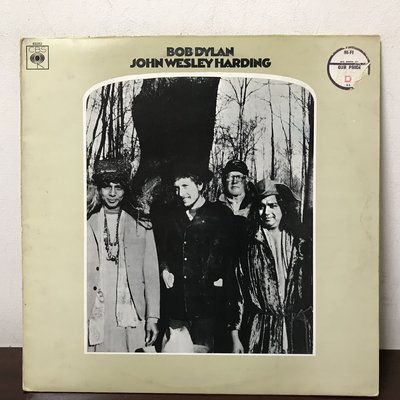晨雨黑膠【西洋】※搖滾500大※ 美版/Bob Dylan – John Wesley Harding (1968)