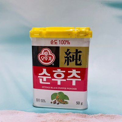 韓國 逢國食品 不倒翁 純胡椒粉 100%胡椒粉 50g 黑胡椒100%