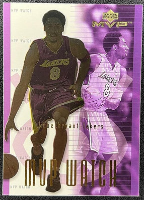 NBA 球員卡 Kobe Bryant 2001-02 Upper Deck MVP MVP Watch