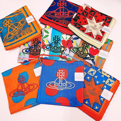 日本正版商品日本製手帕國際品牌Vivienne Westwood品牌手帕女士手帕男士手帕