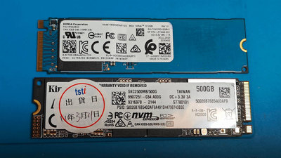 [拆機良品] SSD 512GB M.2 GEN3 鎧俠、金士頓、海力士，出清便宜賣！