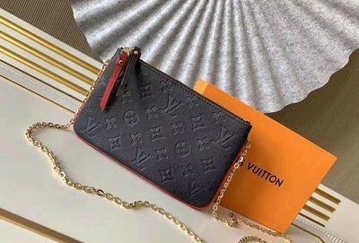 Shop Louis Vuitton DOUBLE V 2022-23FW Double Zip Pochette (M80787