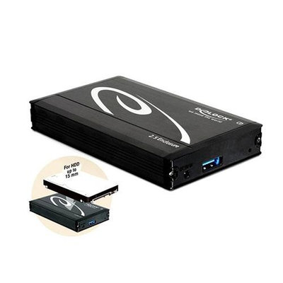 [新品出清] Delock 42575 ~ 2.5吋 USB 3.1 SATA/ SSD 硬碟外接盒