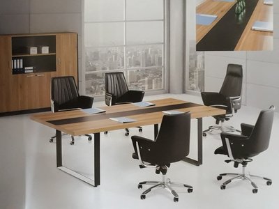 loft工業風書桌個性創意歐式復古簡约現代會議桌餐桌