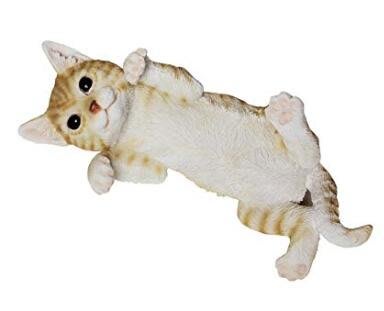 日本進口 翻肚貓咪擺件 樹脂工藝品裝飾 療癒貓咪存錢筒 貓存錢桶 送禮物2198A