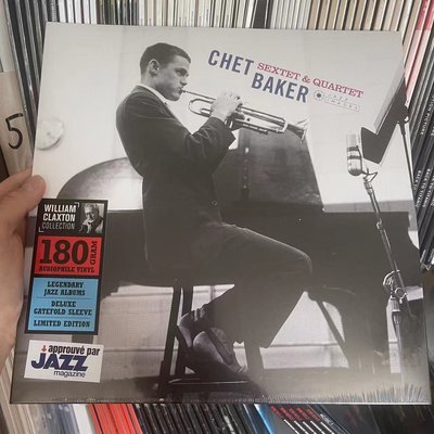 【爵士現貨】Chet Baker: Sextet & Quartet 黑膠唱片LP