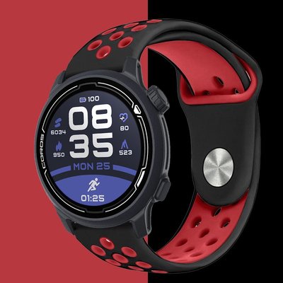 適用高馳PACE 2耐克錶帶COROS APEX PRO雙色硅膠耐克錶帶42/46mm