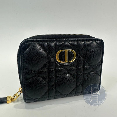 Christian Dior S5032 黑CARO短夾 MEDIUM 迪奧 精品小物 精品錢包 錢包