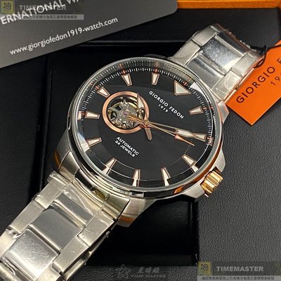 GiorgioFedon1919手錶,編號GF00119,46mm銀錶殼,銀色錶帶款