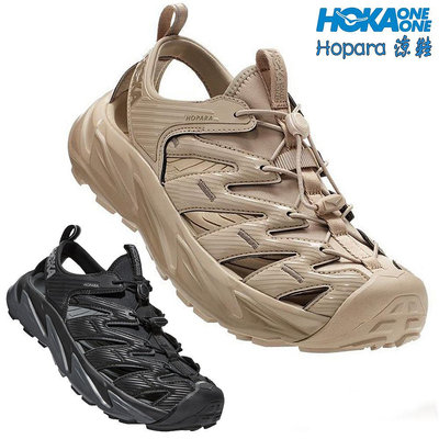 精品代購?實拍 HOKA ONE ONE Hopara 機能涼鞋 防滑戶外鞋 休閒涼鞋 露營鞋 徙步山區 鏤空設計 透氣 探險者鞋