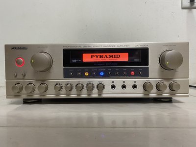 【台灣製造】PYRAMID AK7000A 金字塔 卡拉OK擴大機 綜合擴大機 大型變壓器 點歌機遙控可控制音量