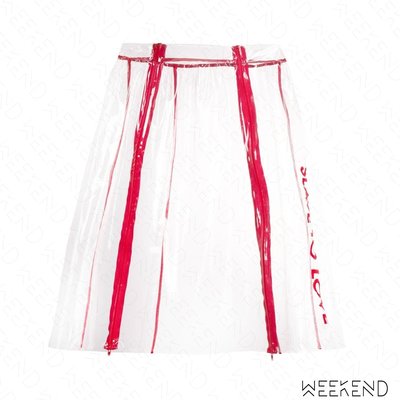 【WEEKEND】 EACH X OTHER PVC 拉鍊 短裙 18秋冬