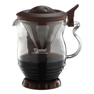 Tiamo 極細濾網 分享壺 350ml(咖啡色)咖啡壺 (04409088)