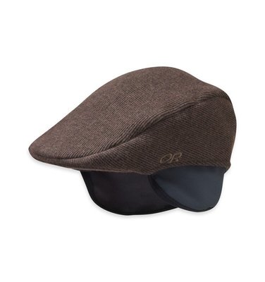 【Outdoor Research】OR243638 0820 咖 PUB CAP 羊毛透氣保暖紳士護耳帽