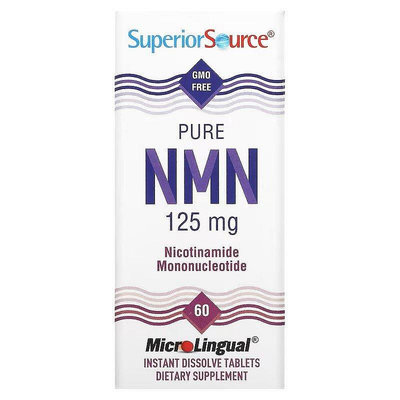 美國進口Superior Source Pure NMN 125mg60 片即溶片