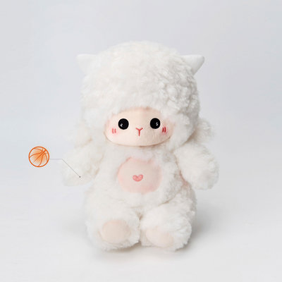 Y2NG 小羊公仔毛絨玩具小魔羊布娃娃玩偶女生禮物