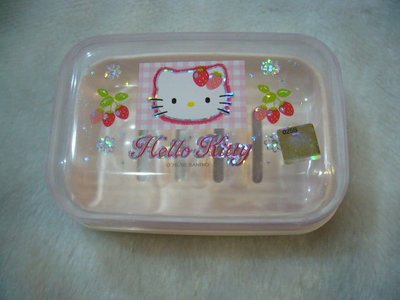Holle kitty 可愛好用香皂盒/肥皂盒 (草莓款) ~小靜喵喵舖~