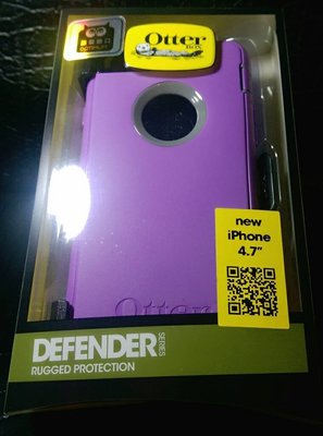 【OtterBox 正公司貨】Defender 防禦者系列 iPhone6 (4.7) 防撞保護殼-亮紫