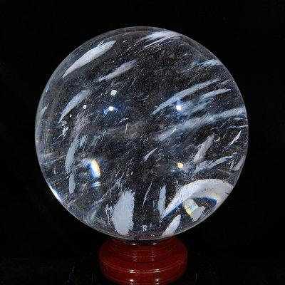 原石擺件 奇石擺件 白水晶球直徑23公分 凈重量17公斤編號800159