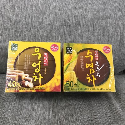 「迷路商店」 韓國 熱銷 綠茶園 玉米鬚茶 75g / 牛蒡茶 48g