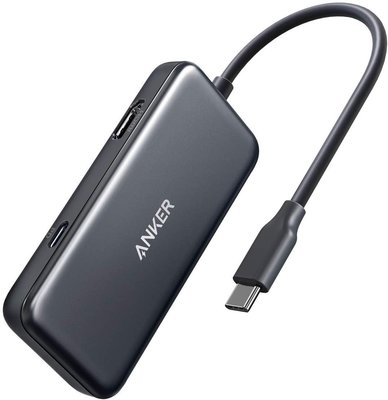 日本 Anker 高速 USB-C 3合1 HUB HDMI USB3.0 60W PD快速充電 Macbook