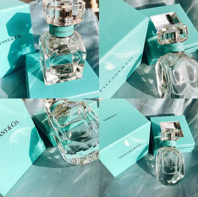 Tiffany&amp;Co.蒂芙尼鉆石瓶同名女士香水經典藍瓶淡香水持久留香EDP