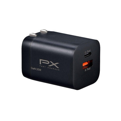 PX大通 PWC-3511B/W 35W 快充頭 TYPE-C USB-A  PD QC 充電器 快充 USB電源供應器[夏沫精選]