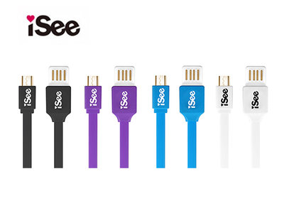 iSee Micro USB 雙面USB 充電/資料傳輸線(1.2M) IS-C39