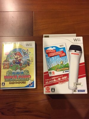 Nintendo 任天堂 Wii WiiU 日版 紙片 瑪莉歐 Paper Maria 遊戲 光碟