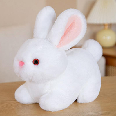 小白兔毛絨玩具仿真小兔子兒童玩偶娃娃幼兒園活動裝飾女孩玩具