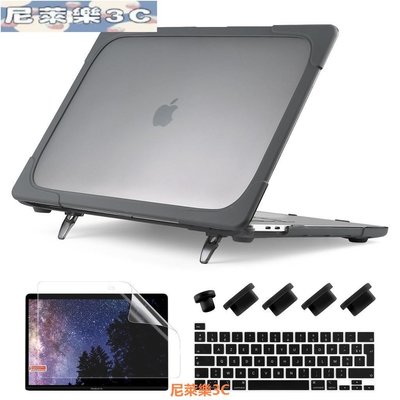 （尼萊樂3C）蘋果電腦殼 MacBook Air 13吋 Pro 14 15 16 2022保護殼 A2681支架防摔