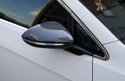 ~歐力車飾~福斯 VW 13-20年 7代 7.5代 GOLF 後視鏡蓋 後視鏡殼 後視鏡罩 後照鏡裝飾蓋 碳纖維紋